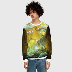 Свитшот мужской Ori Ori and the Will of the Wisps, цвет: 3D-белый — фото 2
