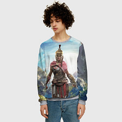 Свитшот мужской Воинственная Кассандра, цвет: 3D-меланж — фото 2