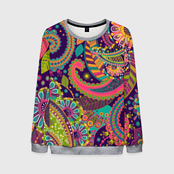 Мужской свитшот Яркий красочный узор