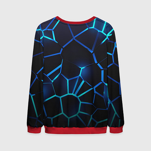 Мужской свитшот Volkswagen слоган Das Auto / 3D-Красный – фото 2