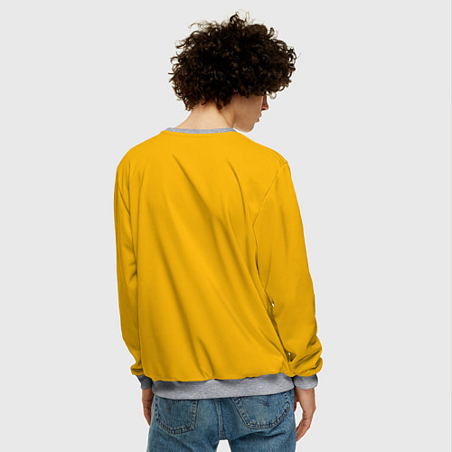 Мужской свитшот Радостный Боб / 3D-Меланж – фото 4