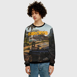 Свитшот мужской Far Cry 6 game art, цвет: 3D-черный — фото 2