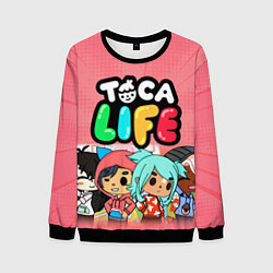 Свитшот мужской Toca Life, цвет: 3D-черный