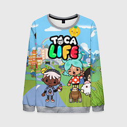 Свитшот мужской Toca Life, цвет: 3D-меланж