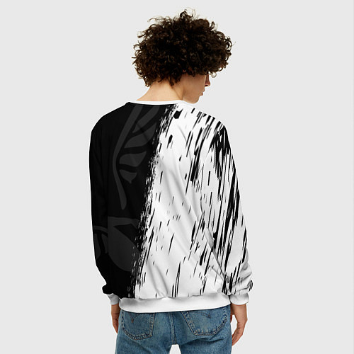 Мужской свитшот ТОКИЙСКИЕ МСТИТЕЛИ WALHALLA КЛАН / 3D-Белый – фото 4