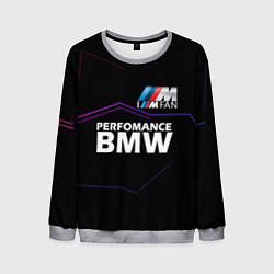 Свитшот мужской BMW фанат, цвет: 3D-меланж