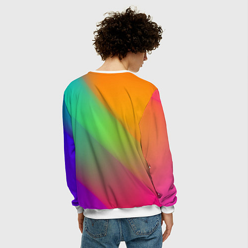 Мужской свитшот BOYFRIEND FRIDAY NIGHT FUNKIN / 3D-Белый – фото 4