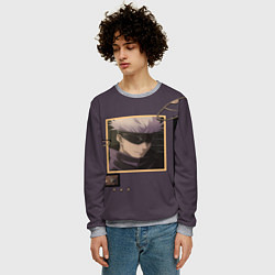 Свитшот мужской ГОДЖО-Сатору, цвет: 3D-меланж — фото 2