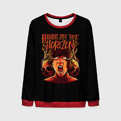 Свитшот мужской BMTH BRING ME THE HORIZON, цвет: 3D-красный