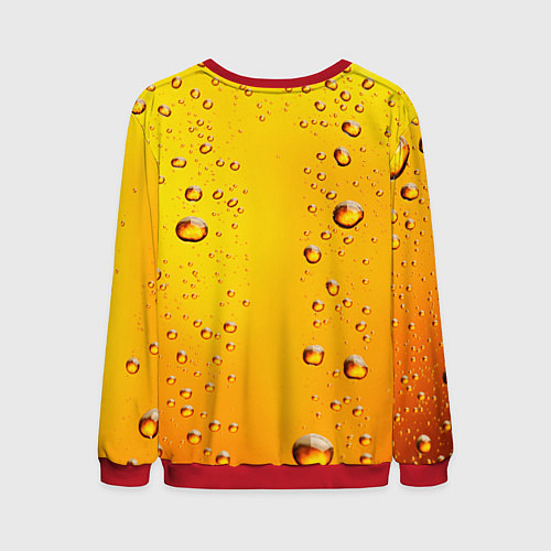 Мужской свитшот Пивозавр 3d hd / 3D-Красный – фото 2