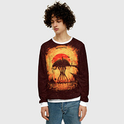 Свитшот мужской K aЛюбимый Моровинд, цвет: 3D-белый — фото 2