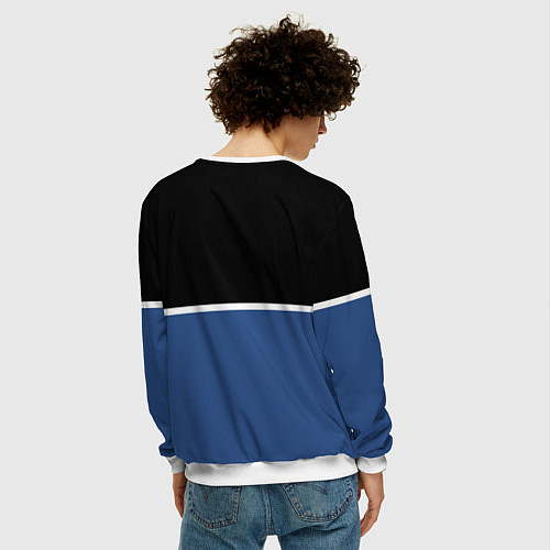 Мужской свитшот VW Два цвета / 3D-Белый – фото 4