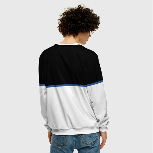 Мужской свитшот Subaru Два цвета / 3D-Белый – фото 4