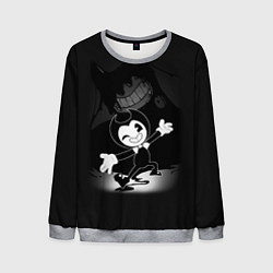 Свитшот мужской BENDY - БЕНДИ ИГРА, цвет: 3D-меланж