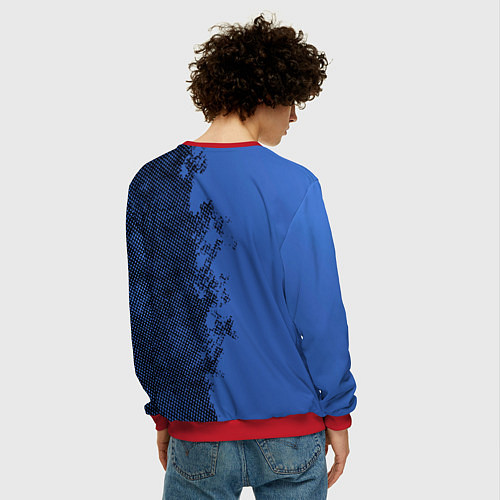 Мужской свитшот BMW Бэха / 3D-Красный – фото 4