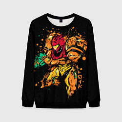 Мужской свитшот Metroid Dread, Samus Aran