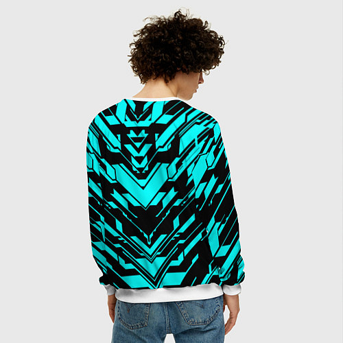 Мужской свитшот Samus Metroid / 3D-Белый – фото 4