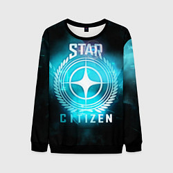 Мужской свитшот Star Citizen spaceship