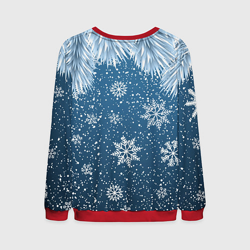Мужской свитшот DAB SANTA WINTER / 3D-Красный – фото 2