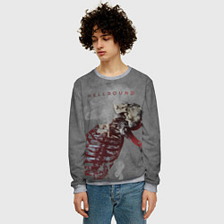 Свитшот мужской Hellbound Новая истина, цвет: 3D-меланж — фото 2