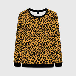 Свитшот мужской Леопард Leopard, цвет: 3D-черный