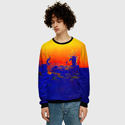 Свитшот мужской Music from the Film More - Pink Floyd, цвет: 3D-черный — фото 2