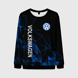 Свитшот мужской Volkswagen, Фольцваген Геометрия, цвет: 3D-черный