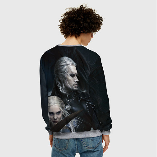 Мужской свитшот THE WITCHER 2 SEASON / 3D-Меланж – фото 4