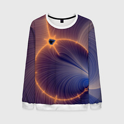 Свитшот мужской Black Hole Tribute design, цвет: 3D-белый