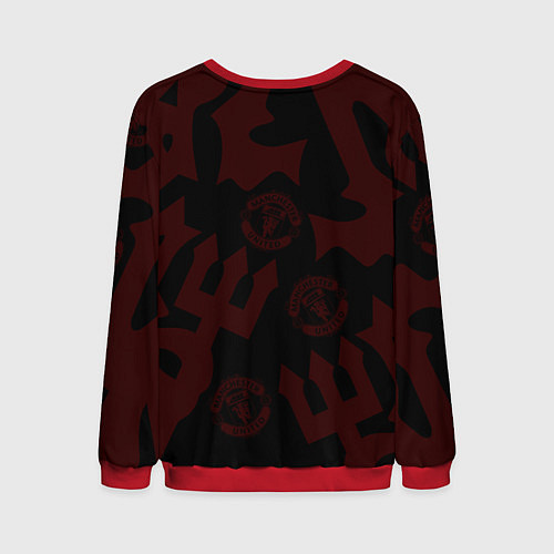 Мужской свитшот МАНЧЕСТЕР ЮНАЙТЕД КРАСНЫЕ ДЬЯВОЛЫ RED DEVILS / 3D-Красный – фото 2