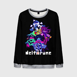 Свитшот мужской DELTARUNE РУНА ДЕЛЬТА ГЕРОИ ИГРЫ, цвет: 3D-меланж