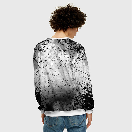 Мужской свитшот Unreal Tournament Нереальный Турнир / 3D-Белый – фото 4