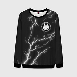 Свитшот мужской Stray: Lightning, цвет: 3D-черный