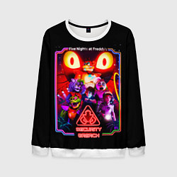 Свитшот мужской Five nights at freddys security breach, цвет: 3D-белый