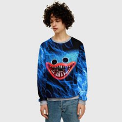 Свитшот мужской POPPY PLAYTIME ХАГИ ВАГИ В ОГНЕ, цвет: 3D-меланж — фото 2