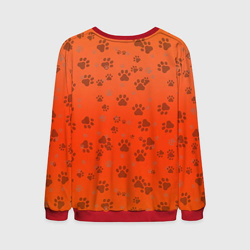 Мужской свитшот Kot da Vinci / 3D-Красный – фото 2