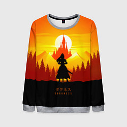 Свитшот мужской Darkness - KonoSuba, цвет: 3D-меланж