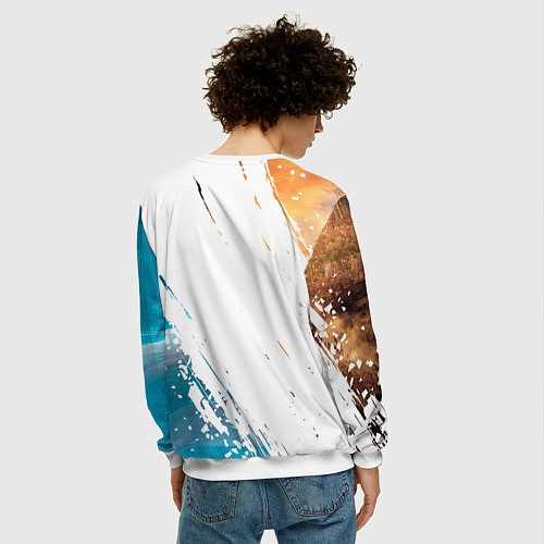 Мужской свитшот Prince of Persia принц Персии / 3D-Белый – фото 4