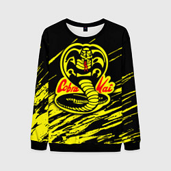 Свитшот мужской Кобра Кай логотип, цвет: 3D-черный