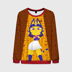 Свитшот мужской Кошка АНКХА, цвет: 3D-красный