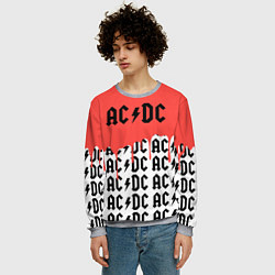 Свитшот мужской Ac dc rock, цвет: 3D-меланж — фото 2