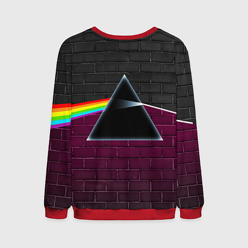 Мужской свитшот PINK FLOYD ПИНК ФЛОЙД / 3D-Красный – фото 2