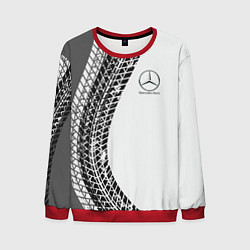 Свитшот мужской Mercedes-Benz дрифт, цвет: 3D-красный