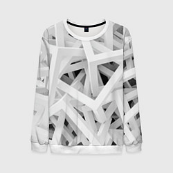 Свитшот мужской БЕЛЫЙ АРХИТЕКТОР, цвет: 3D-белый