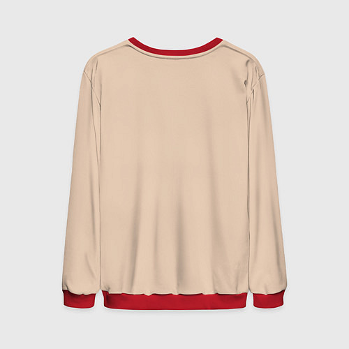 Мужской свитшот Манескин арт / 3D-Красный – фото 2