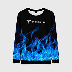 Мужской свитшот Tesla Fire