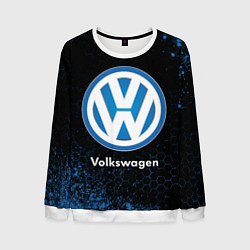 Свитшот мужской Volkswagen - Объемный, цвет: 3D-белый