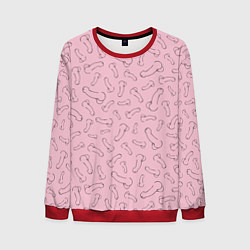 Свитшот мужской Фаллос, цвет: 3D-красный