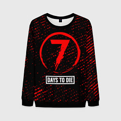 Мужской свитшот 7 DAYS TO DIE Минимал