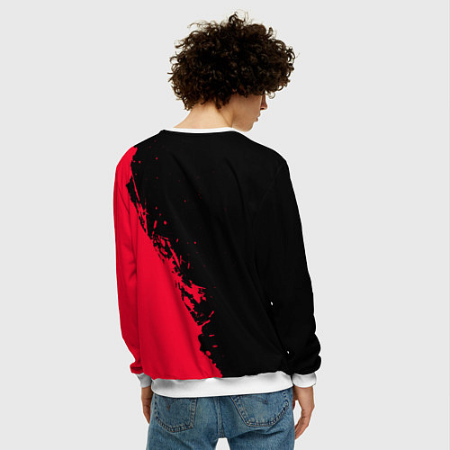 Мужской свитшот Мастер подземелья арт / 3D-Белый – фото 4